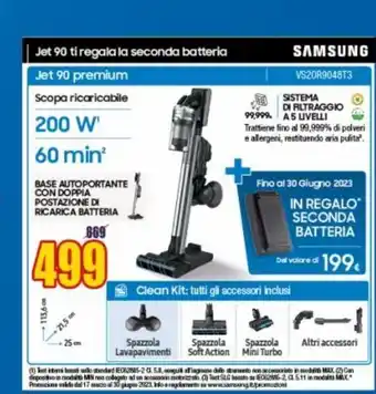 Scopa elettrica samsung