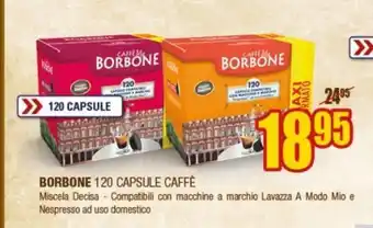 Capsule di caffè borbone