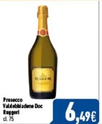 Prosecco Valdobbiadene Doc Ruggeri 75 cl.