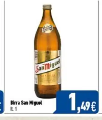 C+C Italmarket Birra San Miguel 1 lt. offerta