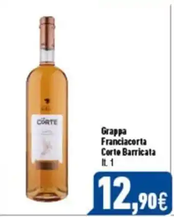 C+C Italmarket Grappa Franciacorta Corto Barricata 1 lt. offerta