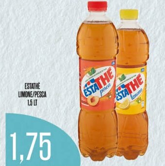 Supermercati Pasquale Prisco Estathè Limone/Pesca 1,5 lt offerta