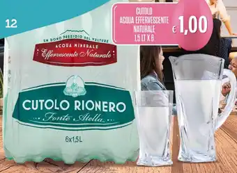 Supermercati Pasquale Prisco Cutolo Acqua Effervescente Naturale 1,5 lt x 6 offerta