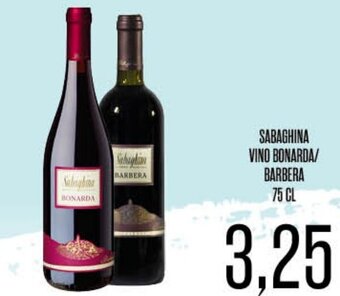 Sabaghina Vino Bonarda/Barbera 75 cl