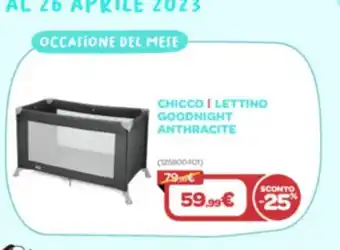 Lettino goodnight anthracitechicco
