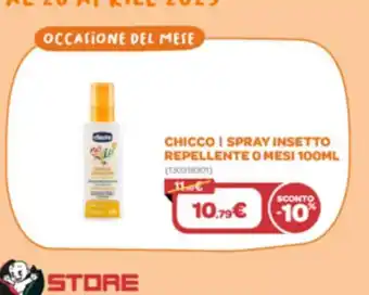 Bimbo Store Repellente chicco 100ml offerta