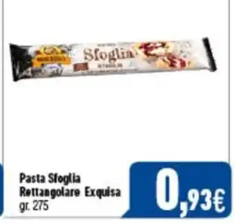 Pasta Sfoglia Rettangolare Exquisa 275 gr.