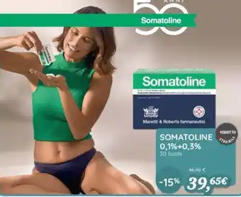 Somatoline 0,1%+0,3% 30 buste