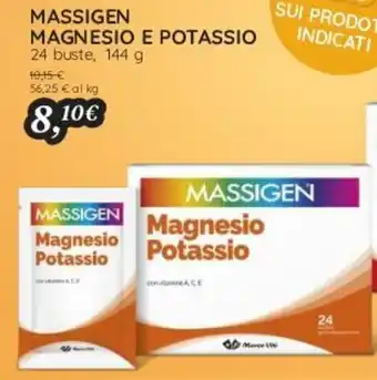 Coop Massigen Magnesio e Potassio 24 buste, 114 g offerta