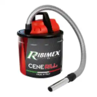 Bidone aspiracenere elettrico ribimex cenerill 1000w aspira cenere camini e stufe pellet