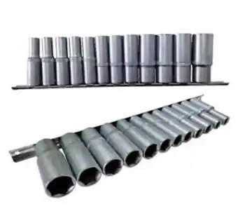 eBay Set di chiavi bussola lunghe da 1/2 chrome vanadium 10 a 24m 12 pezzi mr70253 offerta