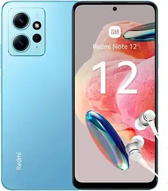 Amazon Redmi note 12-120hz amoled display, processore snapdragon, 33w 5000mah, 4+64gb, ice blue offerta