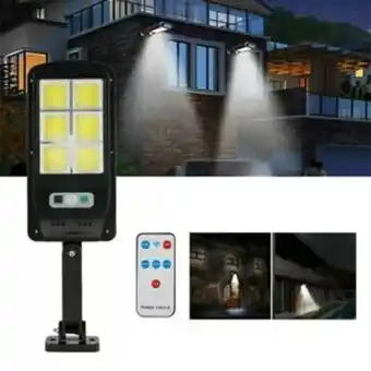 eBay Faro lampione stradale pannello solare fotovoltaico sensore 6 led cob te-b0536 offerta