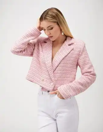 Pinokkio Blazer crop jacquard offerta