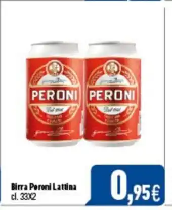 C+C Italmarket Peroni Birra Lattina 33 cl x 2 offerta