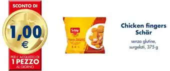 Esselunga Schär Chicken fingers 375 g offerta