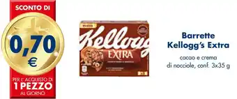 Esselunga Kellogg's Extra Barrette 3x35 g offerta