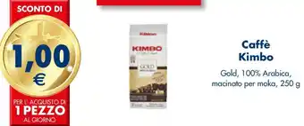 Esselunga Kimbo Caffè 250 g offerta