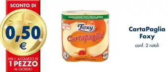 Esselunga Foxy Carta Paglia 2 rotoli offerta