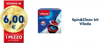 Esselunga Vileda Spin&Clean kit offerta