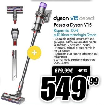 MediaWorld dyson v15 detect offerta