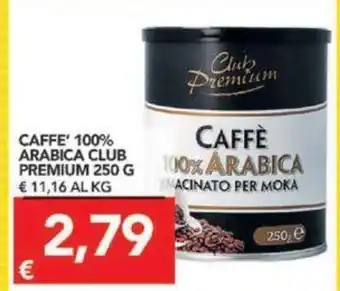 TuoDi Caffe' 100% Arabica Club Premium 250 g offerta