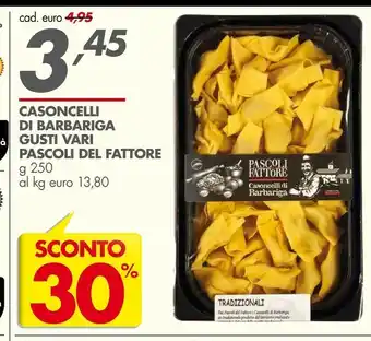 Pascoli Del Fattore Casoncelli Di Barbariga 250g