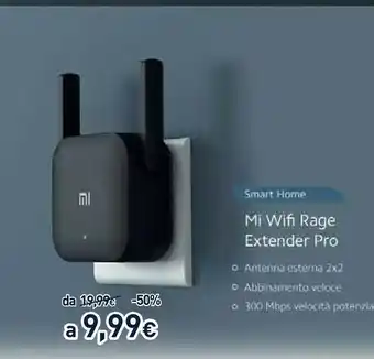 Unieuro Xiaomi Mi Wifi Rage Extender Pro offerta