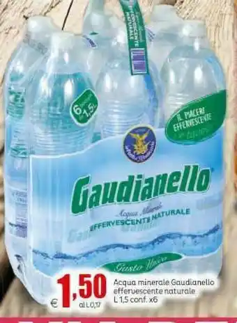 Elite Gaudianello Acqua Minerale Effervescente Naturale offerta