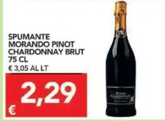 TuoDi Spumante Morando Pinot Chardonnay Brut 75 cl offerta