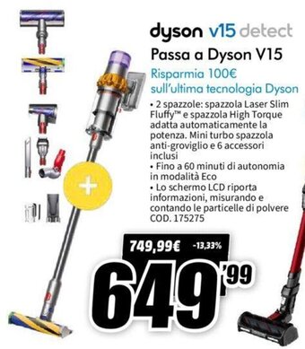 MediaWorld dyson v15 detect offerta