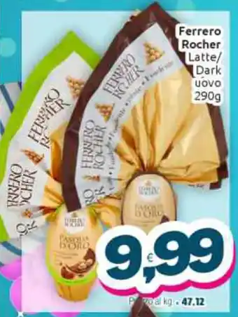 Vicino a te supermercati Ferrero Rocher Latte/Dark uovo 290g offerta