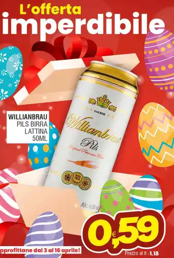 Willianbrau Pils Birra Lattina 50 ml