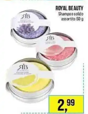 Royal Beauty Shampoo o solido assortito 60g