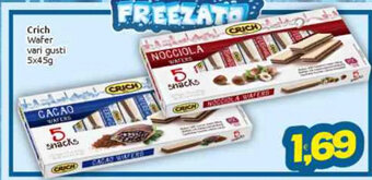 Crich Wafer vari gusti 5x45 g