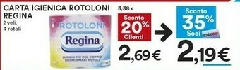 Coop Regina Rotoloni offerta