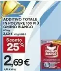 Coop Omino Bianco Additivi Totale In Polvere offerta