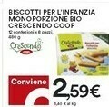 Coop Coop - Biscotti Per L'Infanzia Biologici Crescendo 480 G(ml) offerta