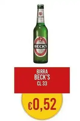 Docks Cash&Carry Beck's - Birra 330 G(ml) offerta