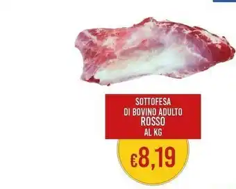 Docks Cash&Carry Sottofesa Di Bovino Adulto Rosso offerta
