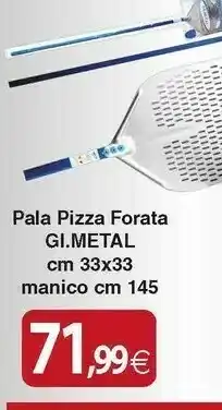 Docks Cash&Carry Gi.Metal Pala Pizza Forata offerta