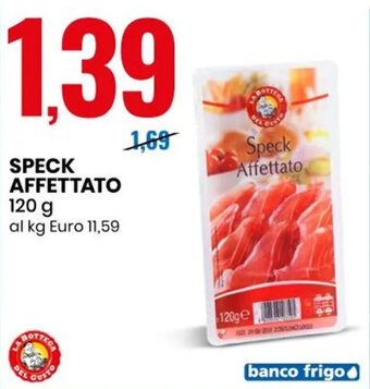Eurospin Speck Affettato 120 g offerta