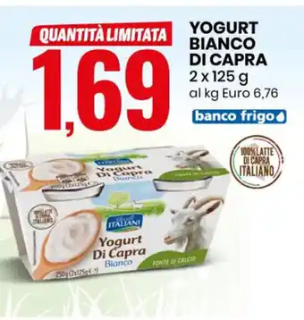 Pascoli Italiani Yogurt Bianco di Capra 2 x 125 g