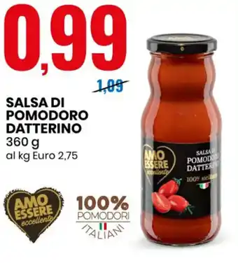 Eurospin Salsa di Pomodoro Datterino 360 g offerta