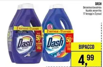 Lillapois Dash Detersivo lavatrice liquido 17 lavaggi x 2 pezzi offerta