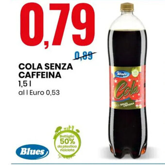 Eurospin Blues Cola Senza Caffeina 1,5 l offerta