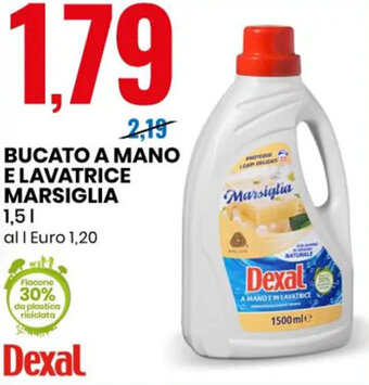 Eurospin Dexal Bucato a Mano e Lavatrice Marsiglia 1,5 l offerta
