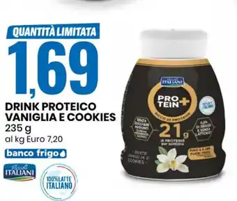 Pascoli Italiani Drink Proteico Vaniglia e Cookies 235 g