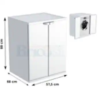 Mobile coprilavatrice in resina da interno esterno copri lavatrice asciugatrice pvc