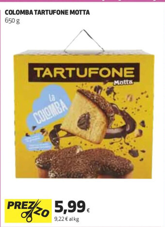 Coop Colomba Tartufone Motta 650 g offerta
